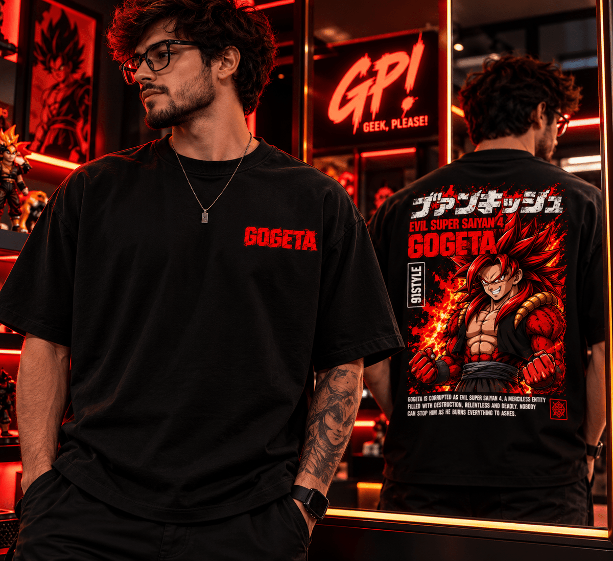 Camiseta Gogeta  (Anime Dragon Ball)