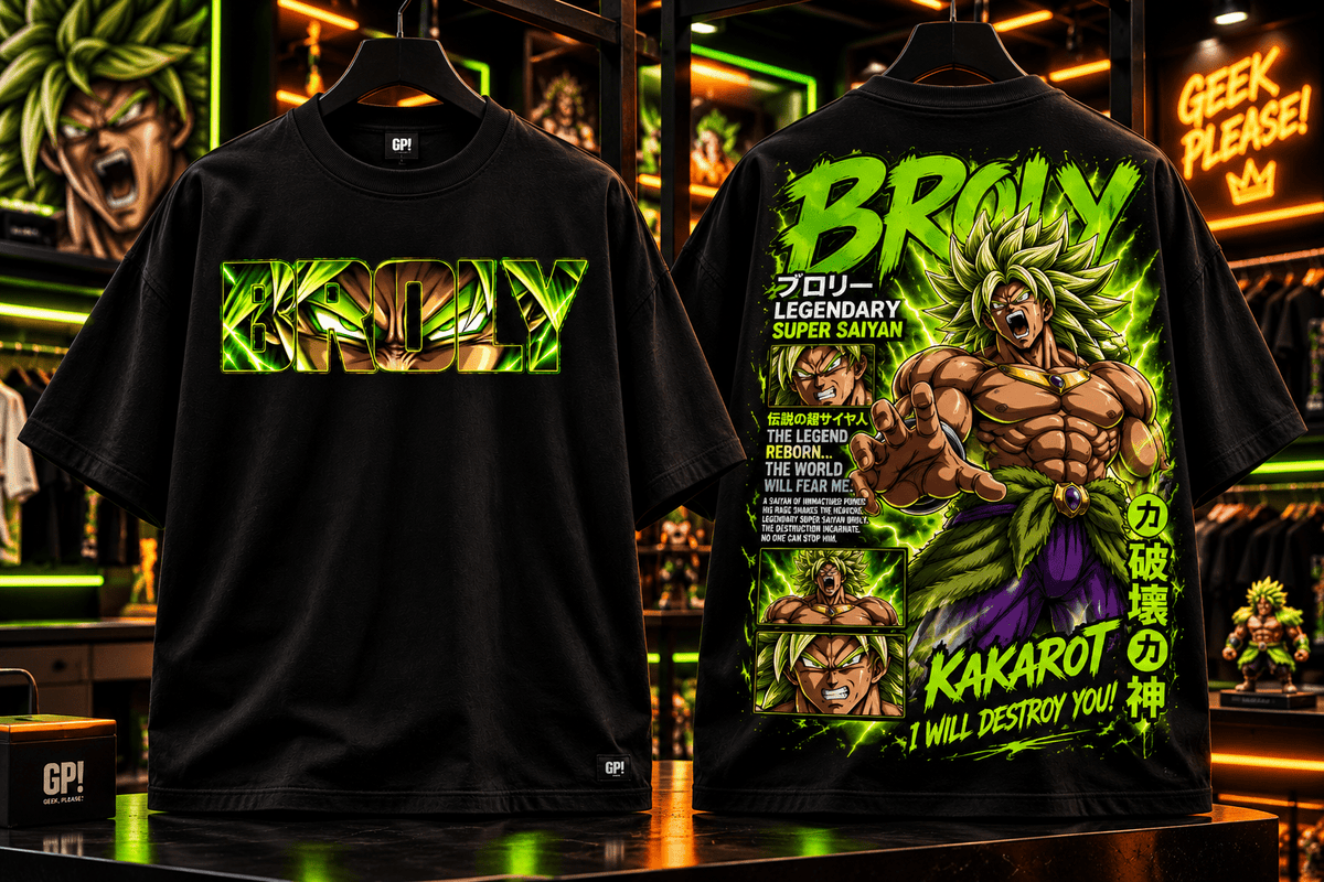 Camiseta Broly #2  (Anime Dragon Ball)