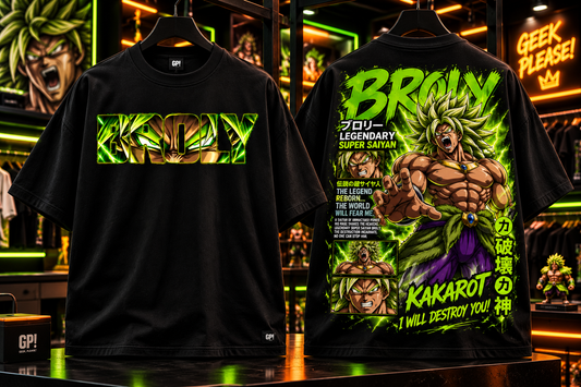 Camiseta Broly #2  (Anime Dragon Ball)