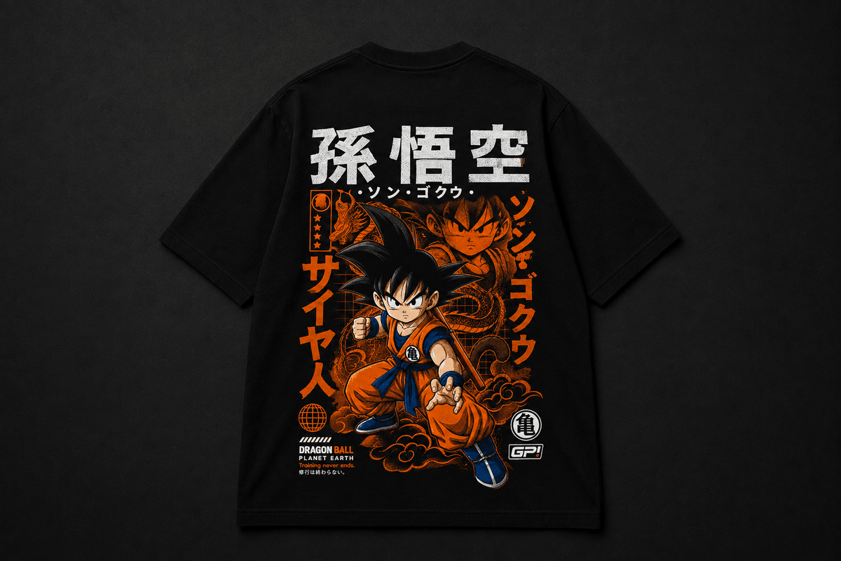 Camiseta Goku Criança (Anime Dragon Ball) - Geek, Please! by Ânnima
