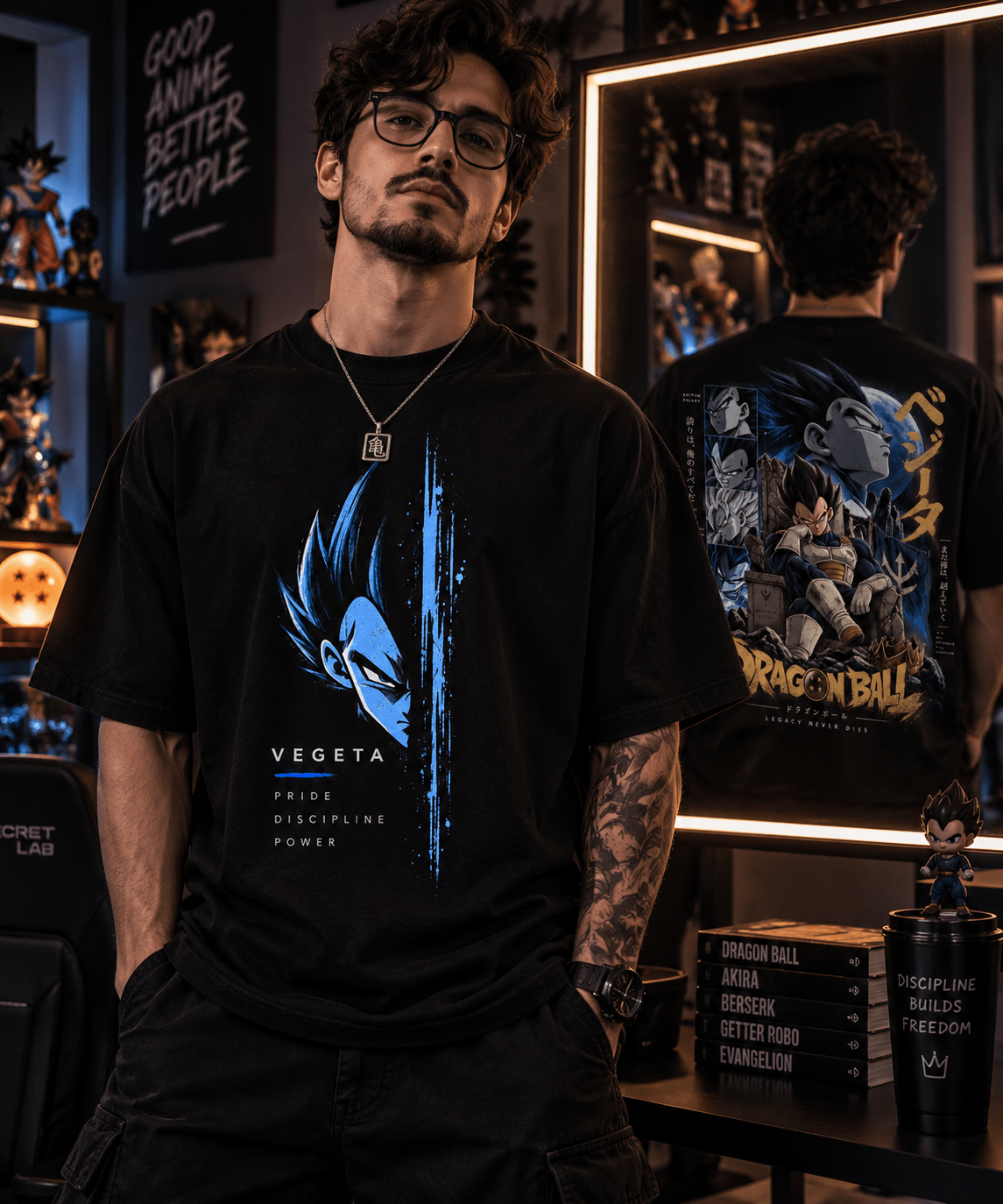 Camiseta Vegeta (Anime Dragon Ball) - Geek, Please! by Ânnima