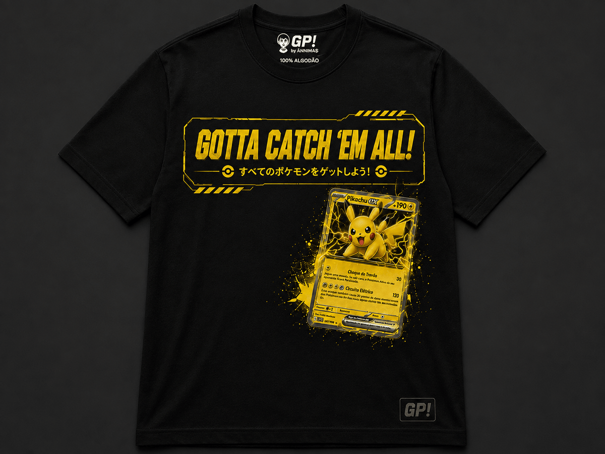 Camiseta Pokemon Pikachu (Anime Pokemon) - Geek, Please! by Ânnima