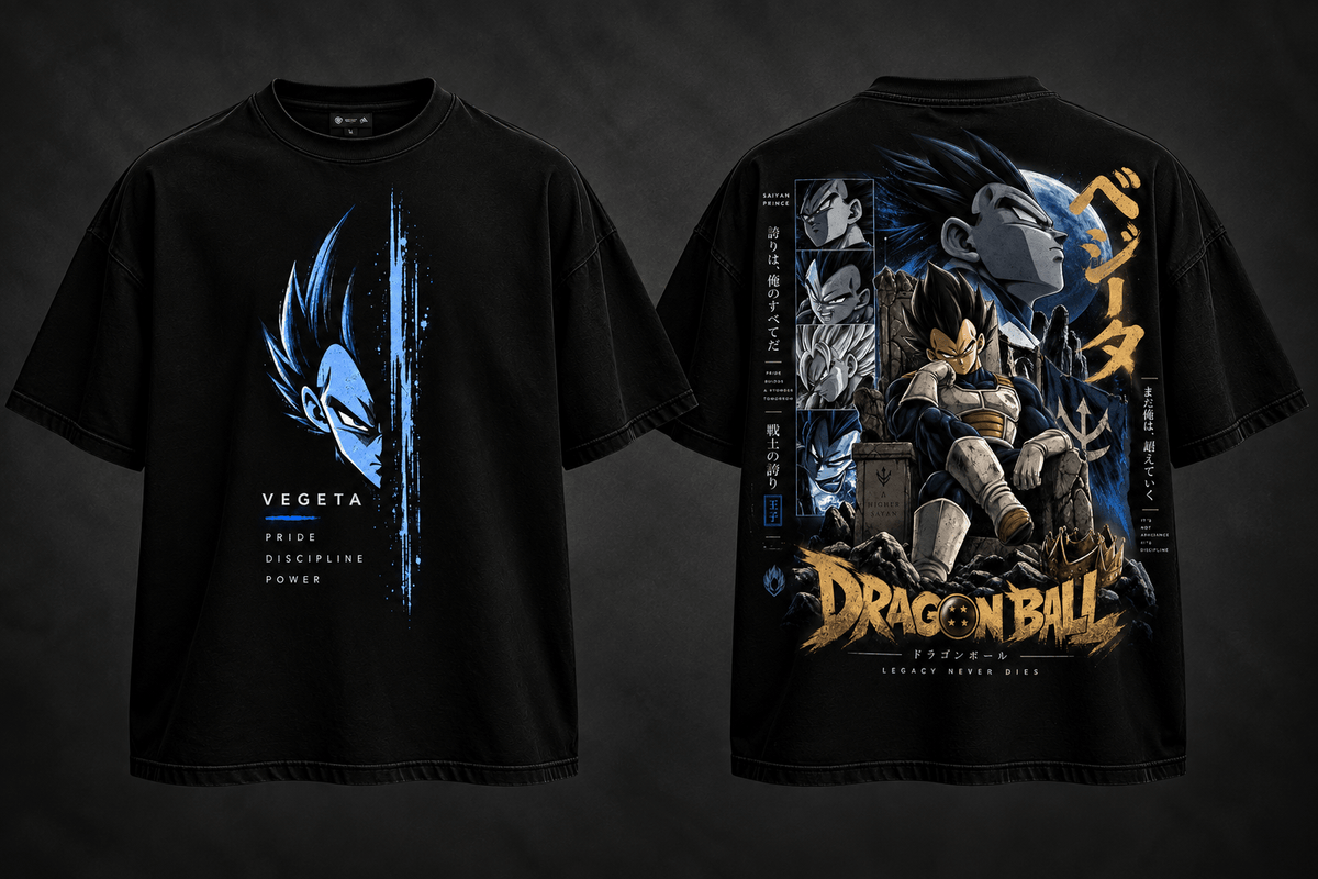 Camiseta Vegeta (Anime Dragon Ball) - Geek, Please! by Ânnima