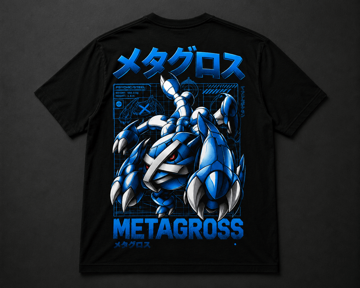 Camiseta Pokemon Metagross (Anime Pokemon) - Geek, Please! by Ânnima