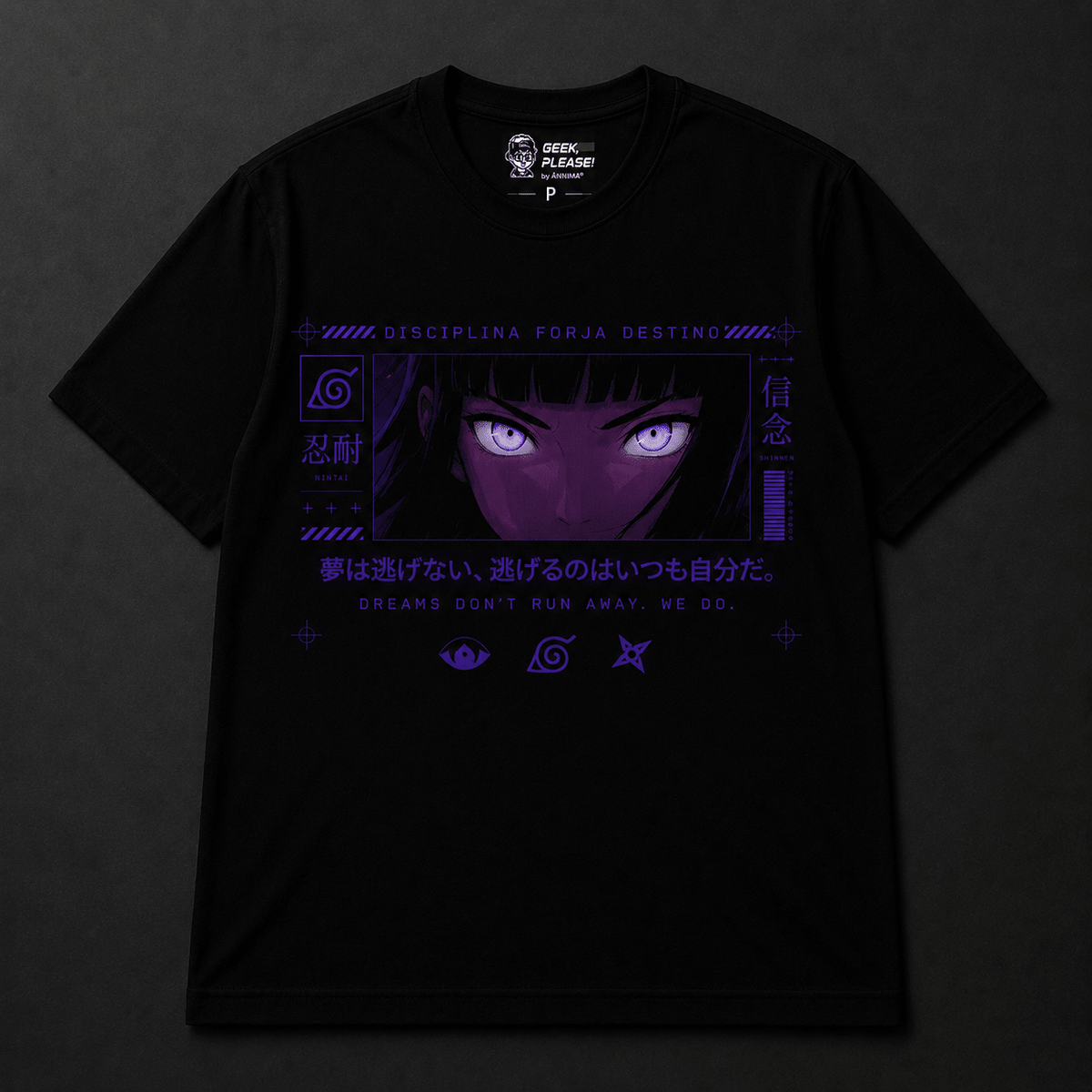 Camiseta Hinata Hyuga Street (Anime Naruto) - Geek, Please! by Ânnima