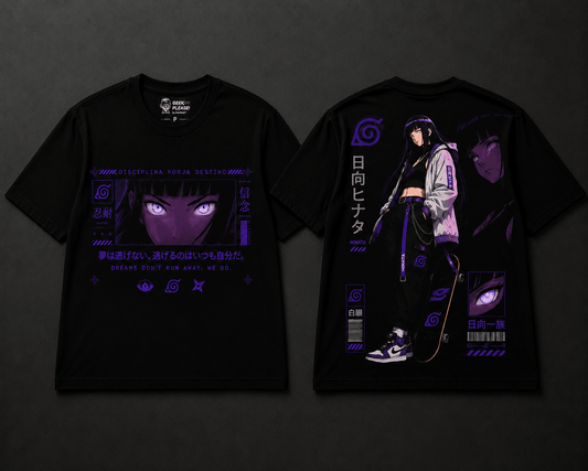 Camiseta Hinata Hyuga Street (Anime Naruto) - Geek, Please! by Ânnima