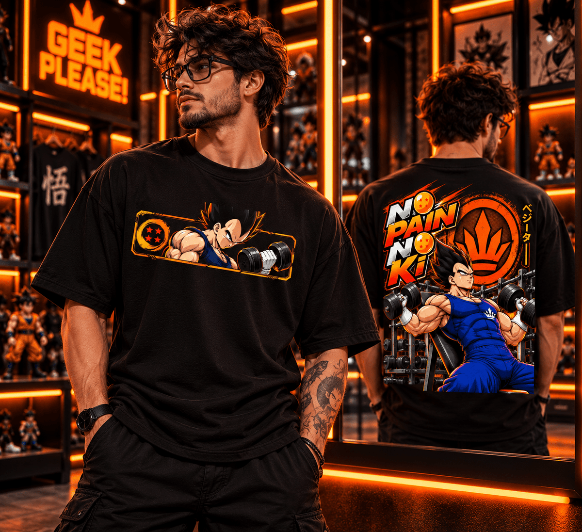 Camiseta Vegeta Fitness (Anime Dragon Ball) - Geek, Please! by Ânnima