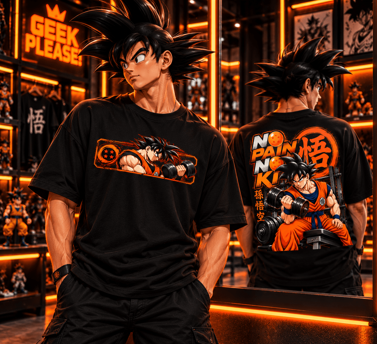 Camiseta Goku Fitness (Anime Dragon Ball) - Geek, Please! by Ânnima