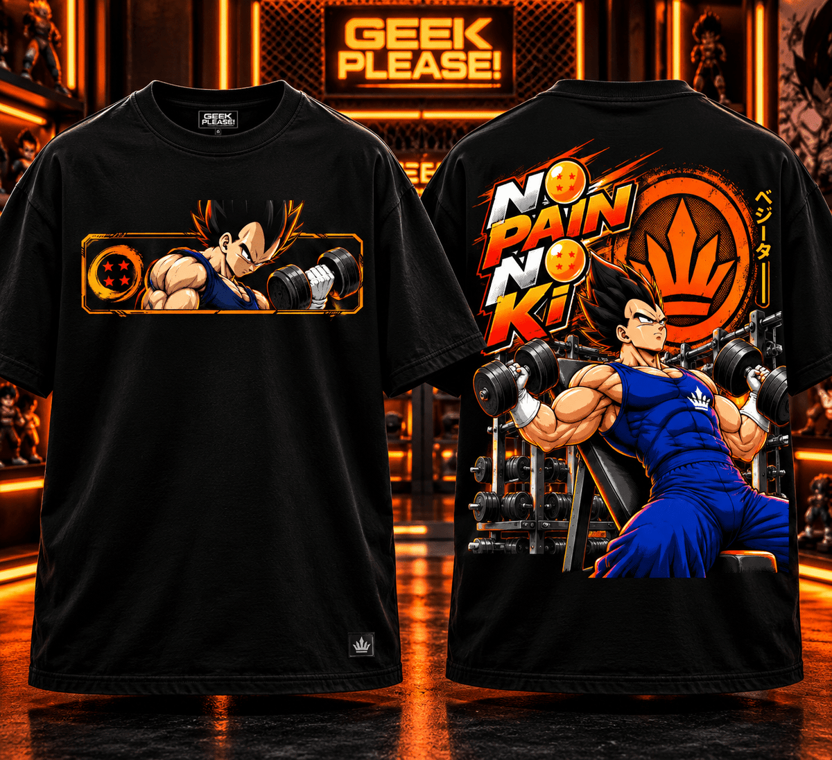 Camiseta Vegeta Fitness (Anime Dragon Ball) - Geek, Please! by Ânnima