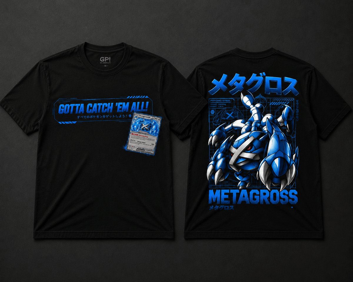 Camiseta Pokemon Metagross (Anime Pokemon) - Geek, Please! by Ânnima