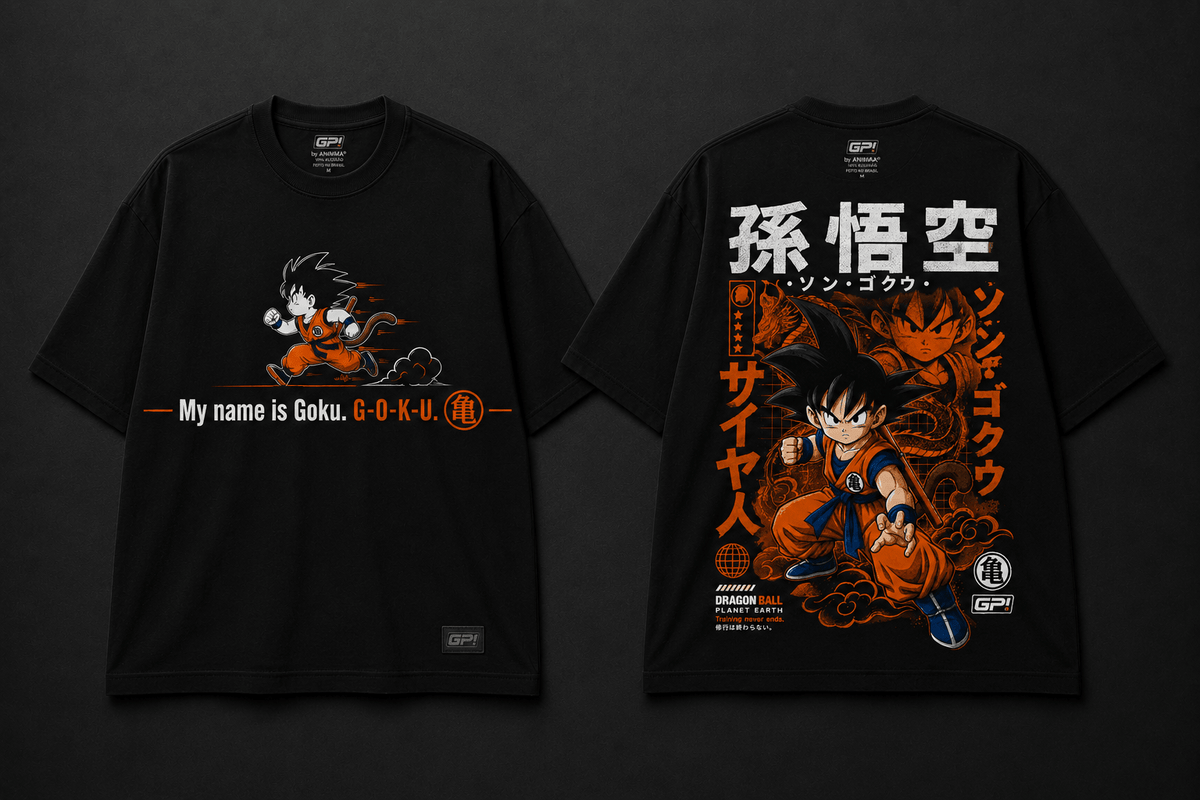 Camiseta Goku Criança (Anime Dragon Ball) - Geek, Please! by Ânnima