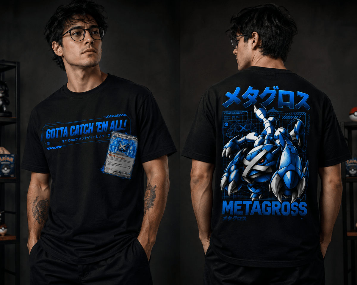 Camiseta Pokemon Metagross (Anime Pokemon) - Geek, Please! by Ânnima