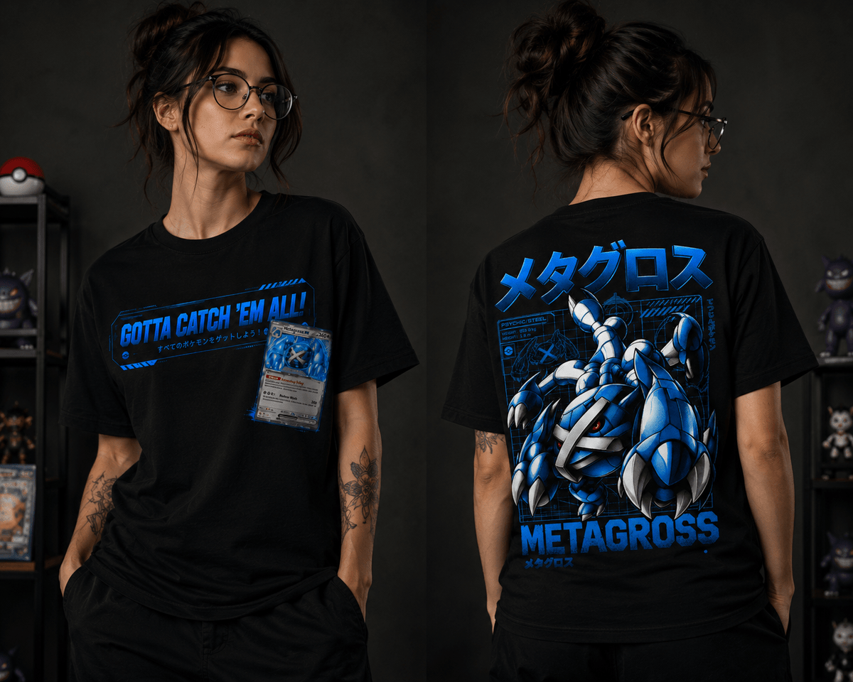 Camiseta Pokemon Metagross (Anime Pokemon) - Geek, Please! by Ânnima